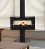 Rotatable wood stove B4 double sided