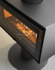 Rotatable wood stove B4 double sided