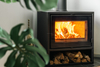 Freestanding Wood burning stove with log base 750LB