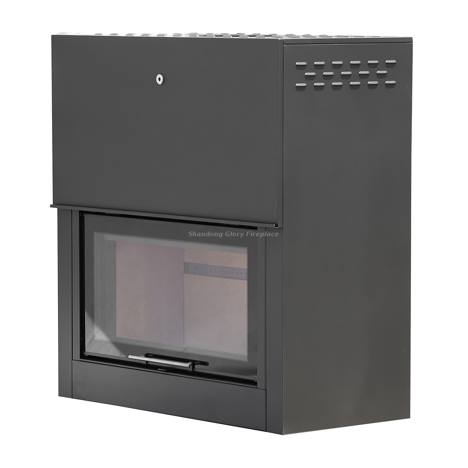 Slide door wood burning stove 14kw F1200L