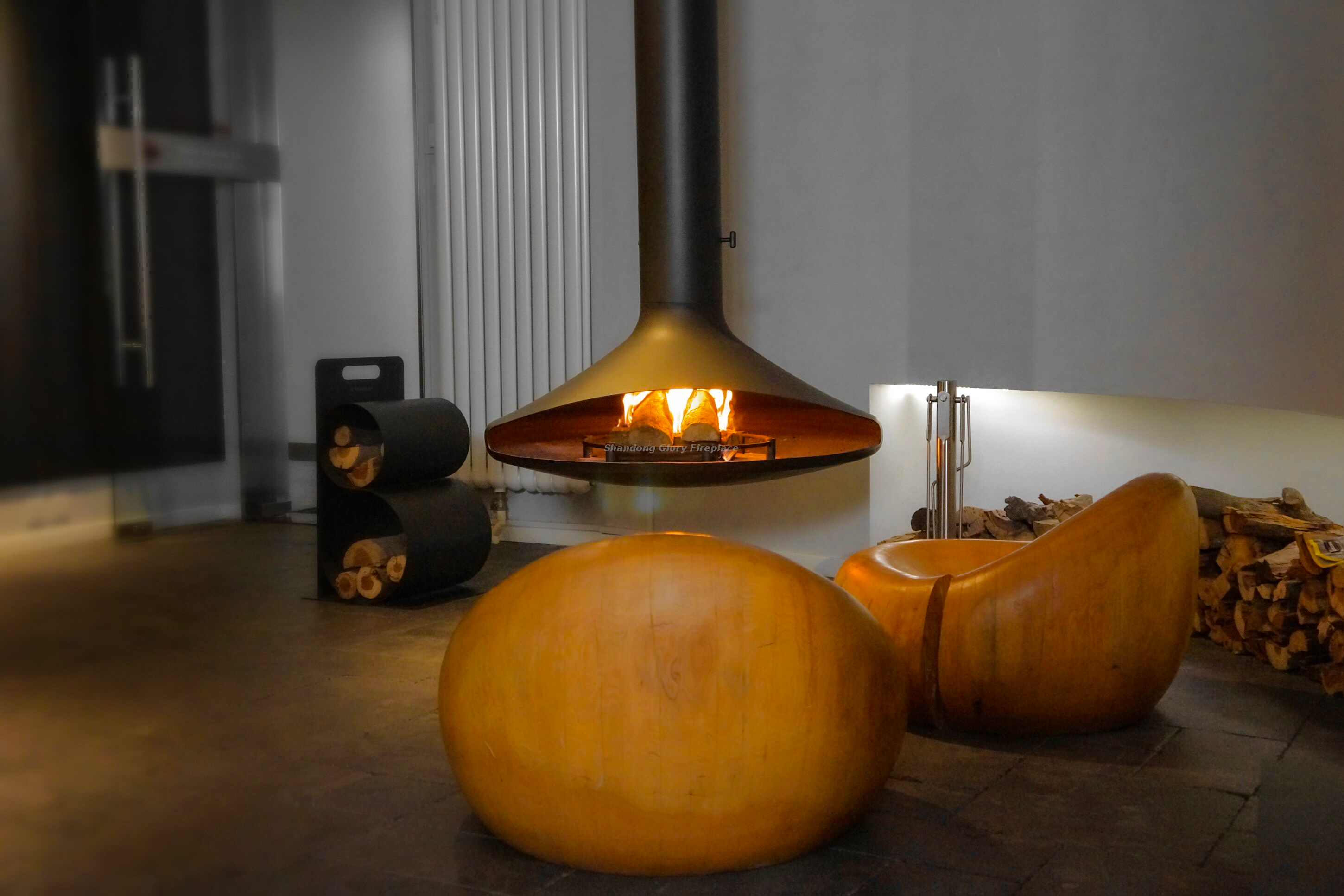 Suspended wood stove 1050