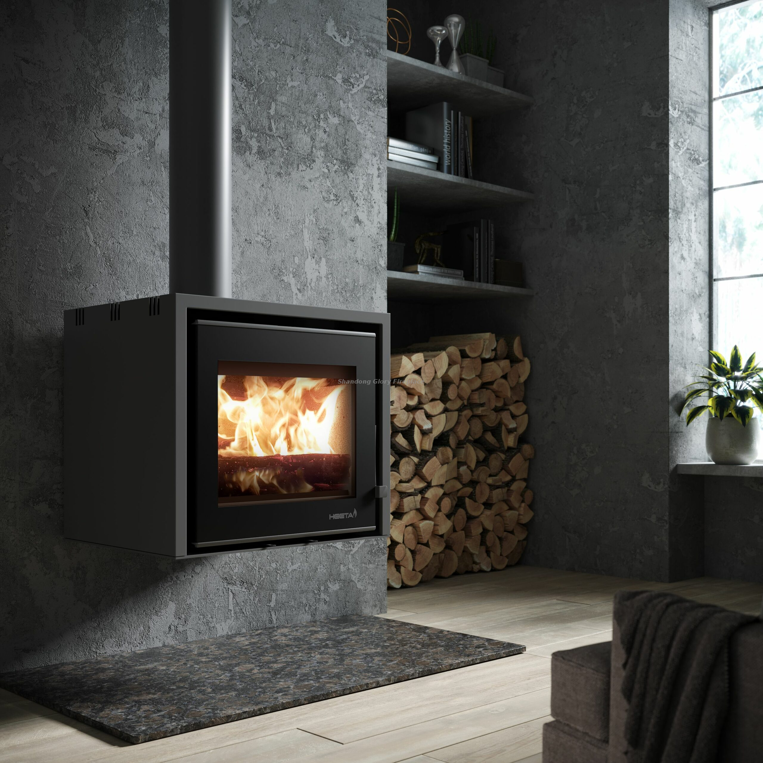 Wood burning stove