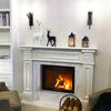 Slide door wood burning stove 17kw